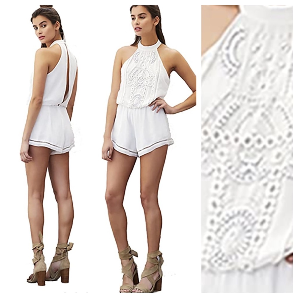 New! Lovers+Friends ‘Your Girl’ Halter Romper